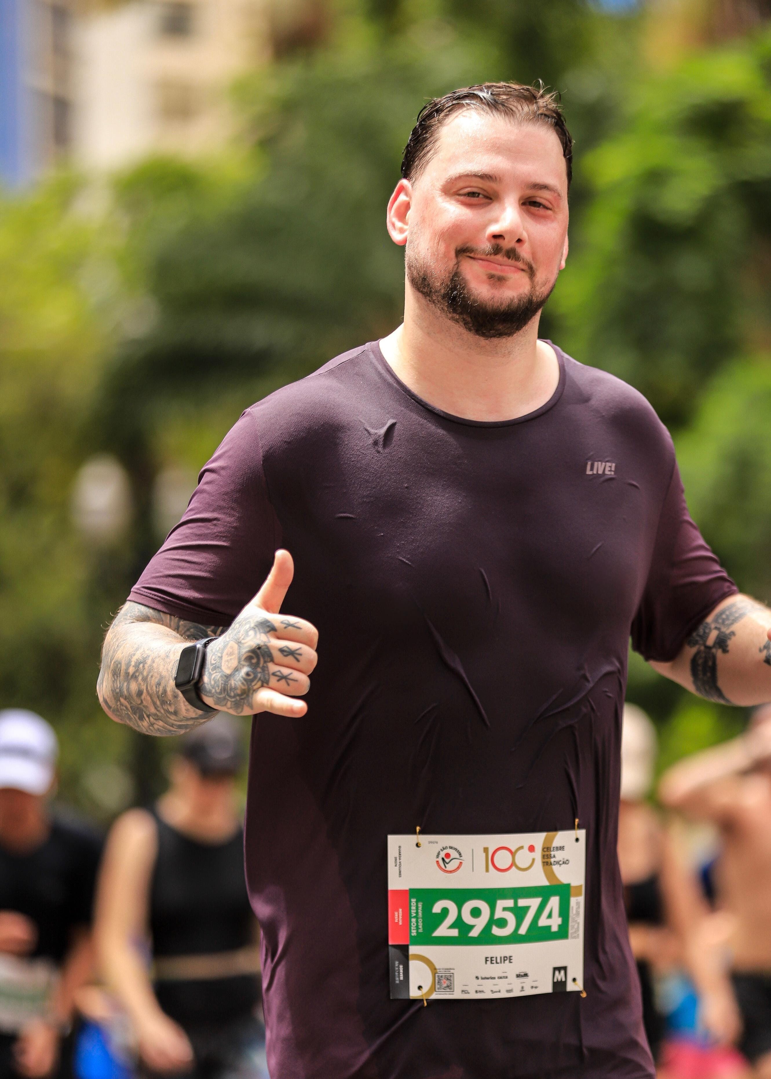 Felipe Frantz Zanini correndo - software engineer e desenvolvedor web em Pelotas